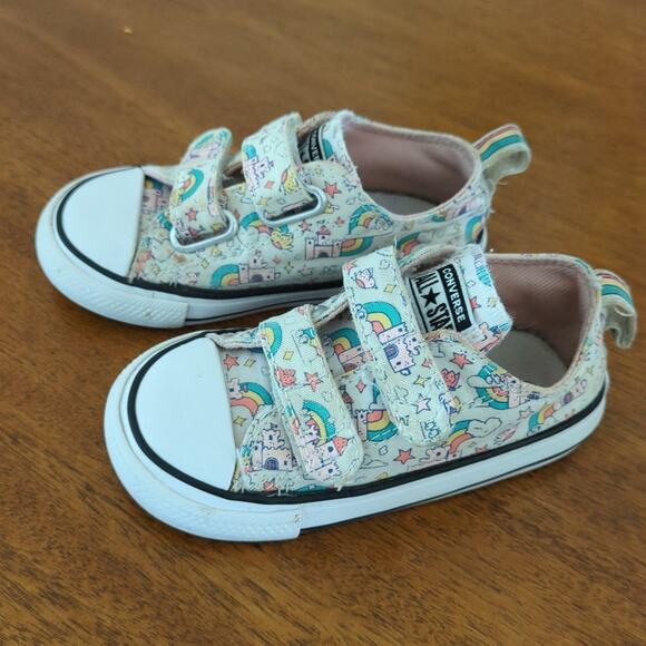Converse Chuck Taylor All Star Rainbow Castles toddler 7 - Picture 5 of 11